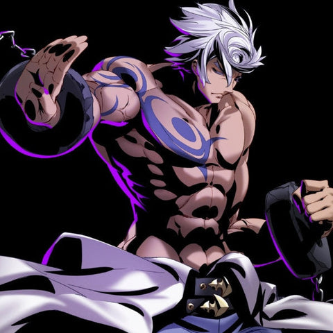 Enkidu from Under Night Temporary Tattoos for Cosplayers
