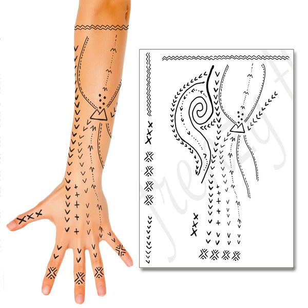 Moana New Tattoos, Temporary Tattoos for Cosplayers