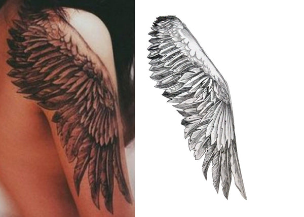 Wings Large Temporary Tattoo for Cosplaying